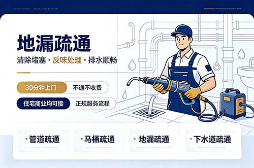 湛江地漏疏通