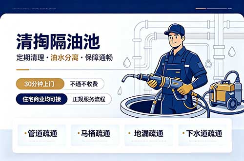 湛江清掏隔油池
